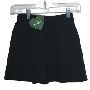Girls Rule Black High Waist Shorts